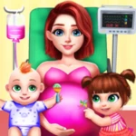 pregnant mommy: twin baby care android application logo